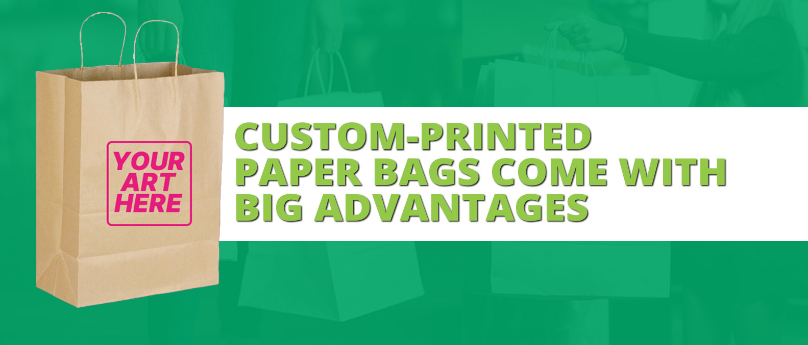 Custom-Printed Paper Bags: Greeno&rsquo;s 5 Reasons to Use Them