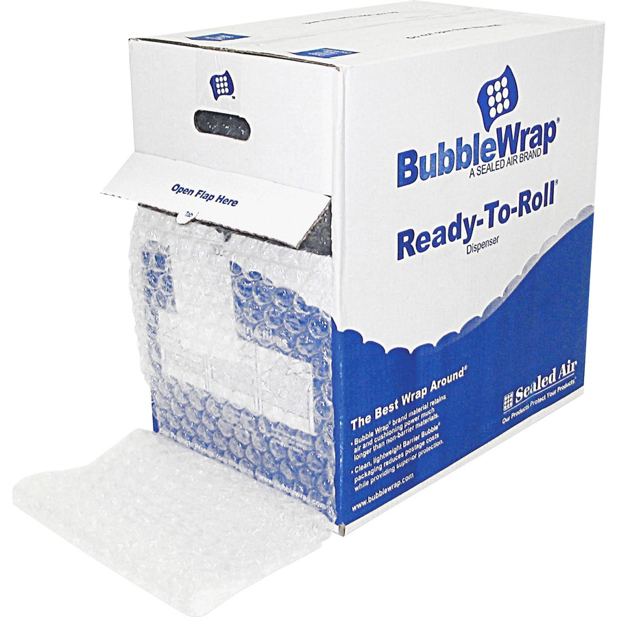 Large Bubbles 12 Inches x 15 Feet Duck Brand Bubble Wrap Protective Packaging 1304499 Single Roll 